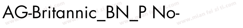 AG-Britannic_BN_P No字体转换